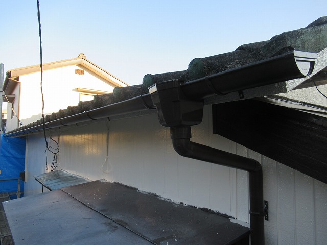 雨樋交換工事完了